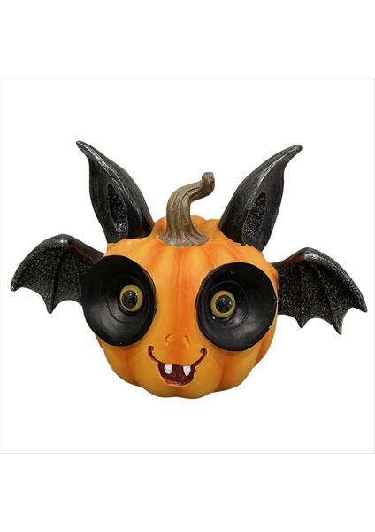 Cadılar Bayramı Dekorasyon Kabak Heykeli Sevimli Yarasa Kabak Heykeli Reçine Dekorasyon Sahnesi Dekorasyon Tip A (Yurt Dışından)