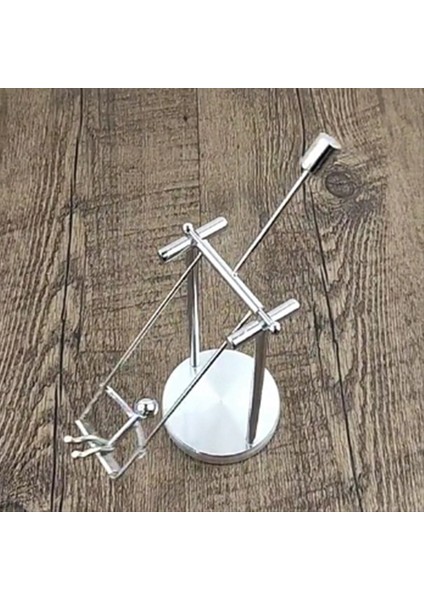 Denge Salıncak Topu Masaüstü Ofis Dekorasyonu Tek Salıncak Küçük Demir Insanlar Manuel Denge Sarkık (Yurt Dışından) indirimleri