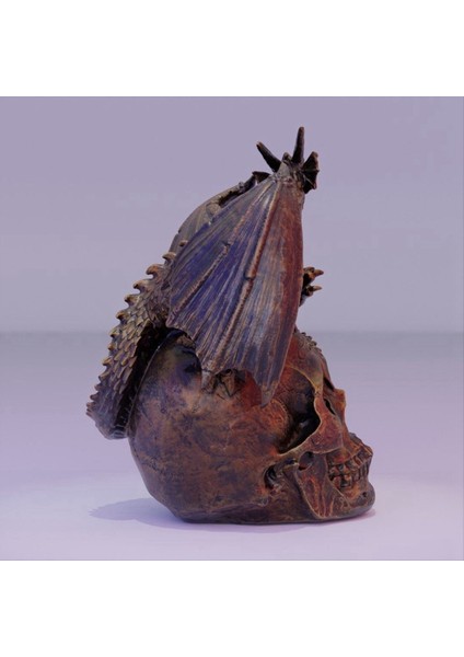 Uçan Ejderha Kafatası Heykeli Heykelleri Heykelcik Cadılar Bayramı Süsleri Serin Apartman Başucu Masa Dekorasyon Heykel (Yurt Dışından) modelleri