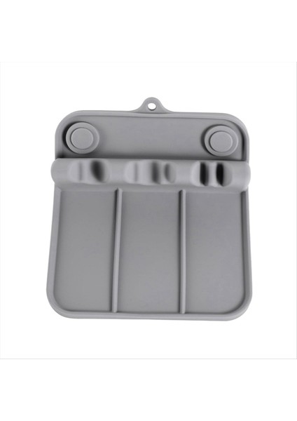 Silikon Sofra Rafı, Silikon Kaplama Damla Ped ile Dinlenme, Kaşık Dinlenme ve Kaşık Tutucu, Mutfak Eşyası Rafı 1 Adet (Yurt Dışından)