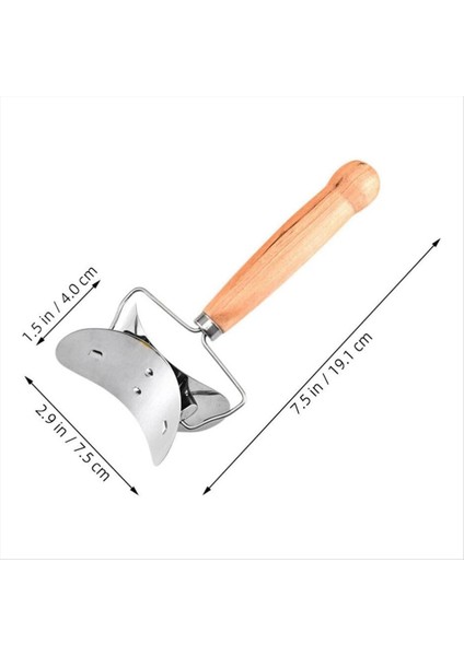 Paslanmaz Çelik Hamurlama Sargılar Cilt Hamur Kesici Daire Silindiri Ravioli Hamurlu Hamur Pastası Kesme Aracı (Yurt Dışından) fiyatları