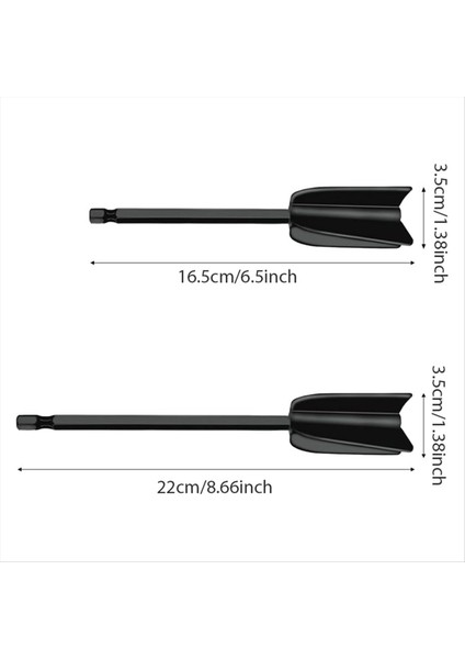 6pcs Matkap Mikser Eki, Mikser Matkap Eki Reçine Karıştırıcı Kürekler Epoksi Mikser Ekleme Boya Karıştırıcısı Karıştırma (Yurt Dışından) modelleri