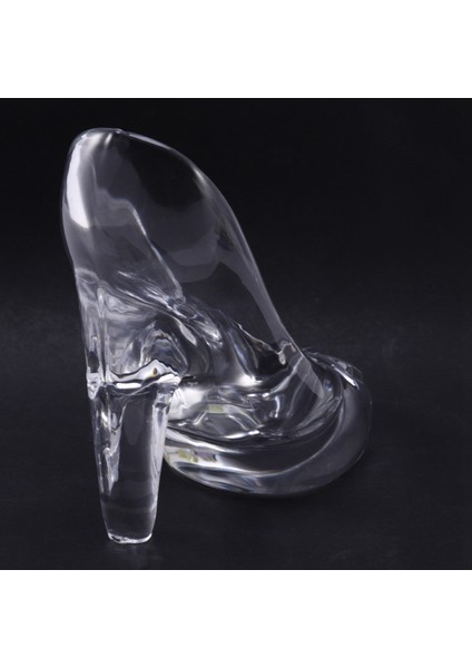 2x Kristal Ayakkabı Cam Doğum Günü Hediye Ev Dekoru Külkedisi Yüksek Topuklu Ayakkabılar Düğün Ayakkabıları Figürinler Minyatürler Süsleme (Yurt Dışından) modelleri