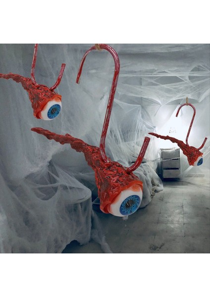 Cadılar Bayramı Göz Topları Ürpertici Göz Topu Hollow Göz Batı Cadılar Bayramı Göz Bibazları Cadılar Bayramı Dekorasyonu Için Kanca ile 2 Pcs (Yurt Dışından) fiyatları