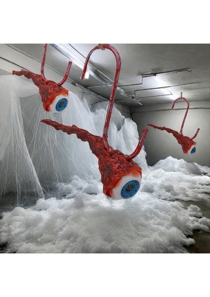 Cadılar Bayramı Göz Topları Ürpertici Göz Topu Hollow Göz Batı Cadılar Bayramı Göz Bibazları Cadılar Bayramı Dekorasyonu Için Kanca ile 2 Pcs (Yurt Dışından) modelleri