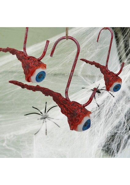 Cadılar Bayramı Göz Topları Ürpertici Göz Topu Hollow Göz Batı Cadılar Bayramı Göz Bibazları Cadılar Bayramı Dekorasyonu Için Kanca ile 2 Pcs (Yurt Dışından) indirimleri