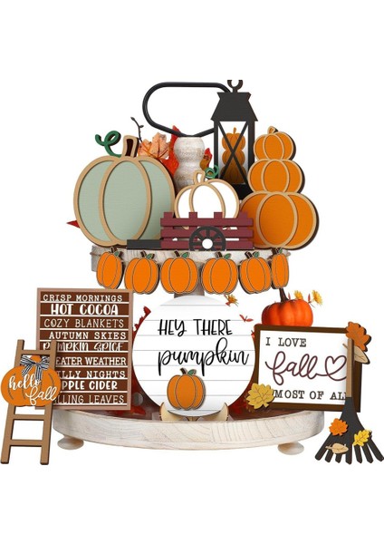 Sonbahar Katmanlı Palet Dekorasyonu Merhaba Sonbahar Şükran Günü Kabak Akçaağaç Yaprak Kamyon Işaret Ahşap Işaret (Yurt Dışından) modelleri