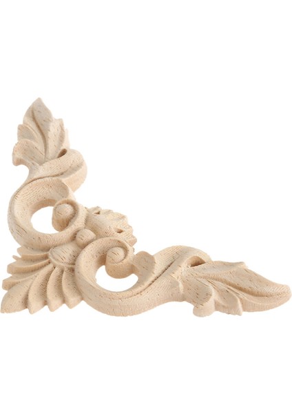 12PCS 8X8CM Ahşap Oyma Köşe Onlay Mobilya Ev Dekorasyonları Boyasız Aplike (Yurt Dışından) modelleri