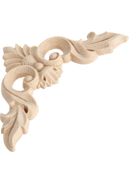 12PCS 8X8CM Ahşap Oyma Köşe Onlay Mobilya Ev Dekorasyonları Boyasız Aplike (Yurt Dışından) fırsatları