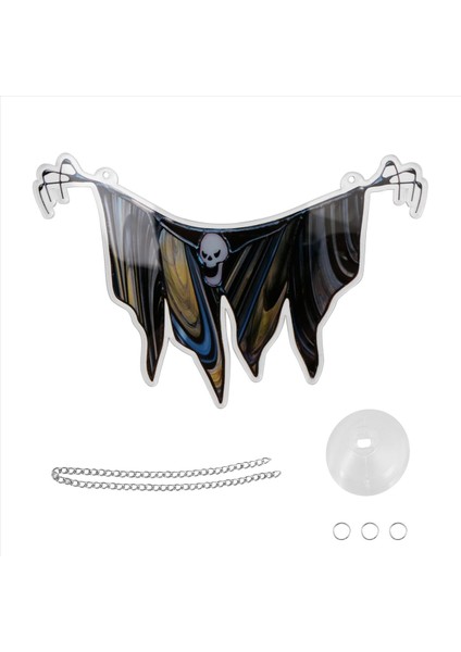 Cadılar Bayramı Spooky Suncatcher Pencere Panelleri Için Güneş Yakalayıcı Benzersiz Ürkütücü Cadılar Bayramı Süs Dekorasyonları Ev D (Yurt Dışından)