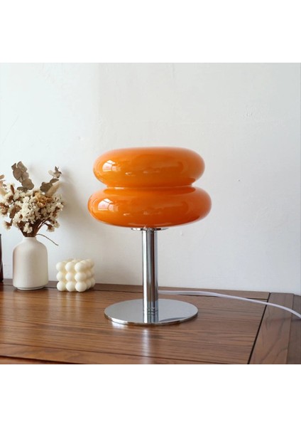 Cam Masa Lambası Trikromatik Karartma Oturma Odası Atmosfer Lambaları Göz Koruma Gece Işık Kız Yatağı Abd Fiş Kırmızı (Yurt Dışından) fiyatları