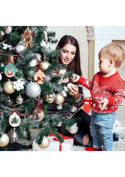 12 Adet Süblimasyon Boşlukları Süsler Çift Taraflı Mdf Noel Günü ve Cadılar Bayramı Günü Dekor Için Kişiselleştirilmiş Boşluklar (Yurt Dışından) modelleri