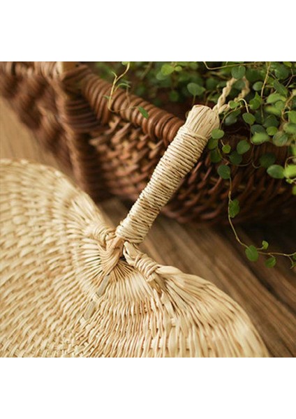 6x Serin Bebek Sivrisinek Kovucu Fan Yaz Manuel Saman El Fan Palmiye Yaprağı (Yurt Dışından) fırsatları