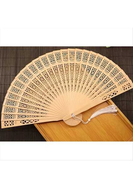Moda Düğün El Kokulu Parti Oyma Katlanır Fan Çin Ahşap Vintage Içi Boş Antik Çağlar (Yurt Dışından) modelleri