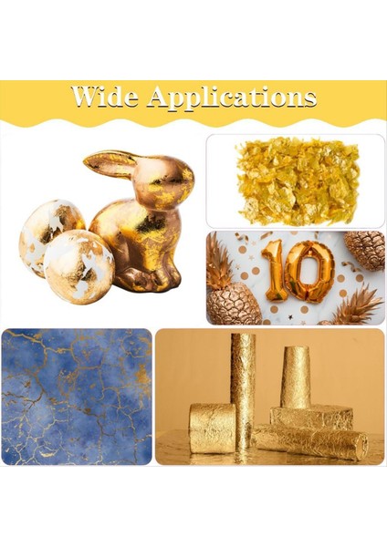 Sanat Için Altın Yaprak Çıktıları 3 Renk 150 Safe Dıy Crafts Dekor Için Altın Folyo Sıkışlar Cıçakar ve Fırça ile Boyama (Yurt Dışından) indirimleri