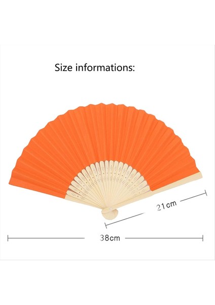 24 Adet El Bambu Katlanır Fanlar Elle Kağıt Katlanır Fanlar Düğün Partileri ve Ev Dekorasyonu Için (Yurt Dışından) fırsatları