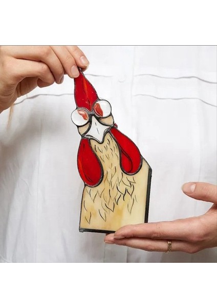 Komik Pencere Köşesi Dekoru - Gözetleme Horoz Komik Horoz Vite Kuş Pencere Köşe Dekoru Horoz Yard Dekor C (Yurt Dışından) fiyatları