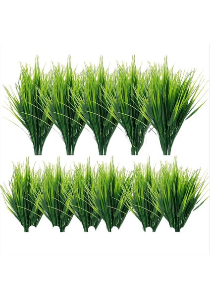 Yapay Plastik Çim Bitki Yeşil Ot Taklit Bitkiler Ev Dekorasyonu Bahçe Çimleri Açık Dekorasyon (Yurt Dışından)