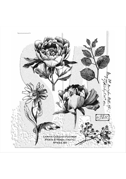 Kart Yapma Desenleri Için Açık Damga Sevgililer Günü Noel Tatil Kartları ve Dıy Scrapbook Gazetecilik TH53 (Yurt Dışından)