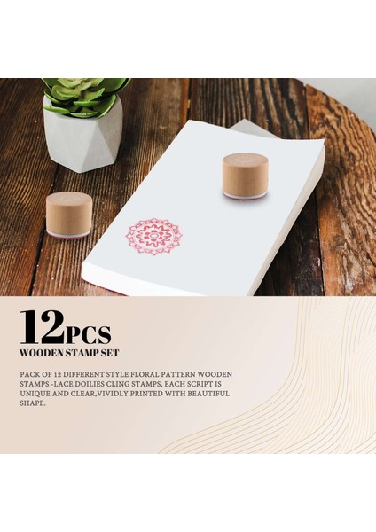 12PCS Ahşap Pullar Çiçek Desen Çevreleri ve Kareler Diy Zanaat Kartı ve Scrapbooking Için Dekoratif Kauçuk Ahşap (Yurt Dışından) fiyatları