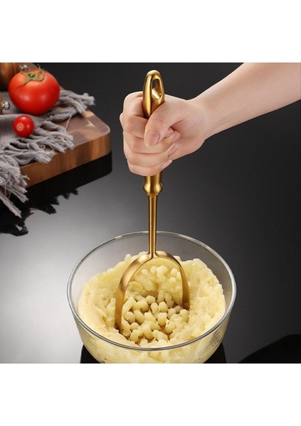 Gümüş Paslanmaz Çelik Patates Masher Ev Patates Basın Manuel Çok Fonksiyonlu Masher Masher (Yurt Dışından) modelleri