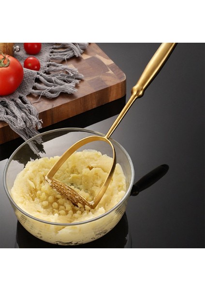 Gümüş Paslanmaz Çelik Patates Masher Ev Patates Basın Manuel Çok Fonksiyonlu Masher Masher (Yurt Dışından) indirimleri