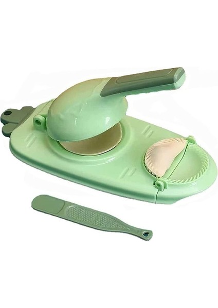 Hamurlama Maker 2 Inç 1, Taşınabilir Manuel Hambraj Maker Çok Fonksiyonlu Dıy Manuel Hamur Pres Kalıplar Yeşil Set (Yurt Dışından)