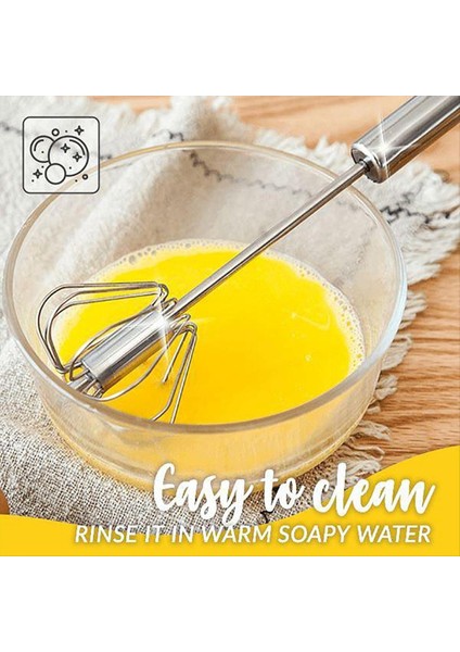 Yarı Otomatik Yumurta Çırpıcı Ev El Manuel Paslanmaz Çelik Yumurta Çırpıcısı Basın ve Döndür (Yurt Dışından) modelleri