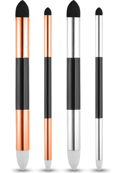 4pcs Sanatçı Karıştırma Sünger Kalemi, 2 Boyutlar Çift Başlı Karışık Kalem Çizim Ovma Sünger Pastel Pastel Karıştırma Güdük Kalem (Yurt Dışından)