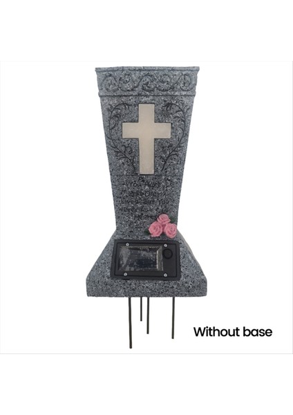Crosses Mezarlık Saksı Mezarlık Vazısı Çivili Mezar Taşı ile Anma Çiçek Standı Saksı Ekran (Yurt Dışından) fırsatları