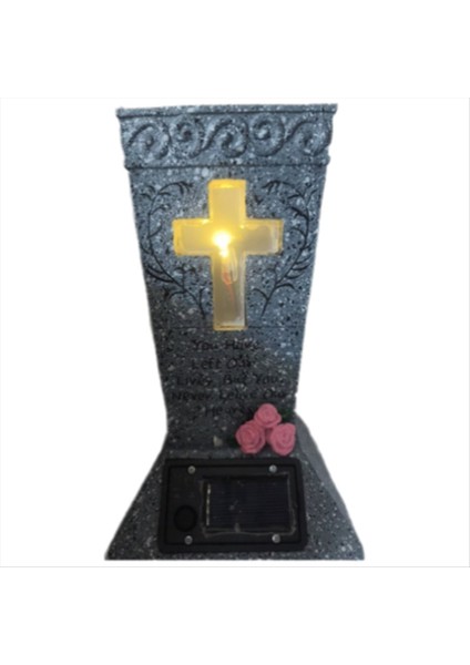 Crosses Mezarlık Saksı Mezarlık Vazısı Çivili Mezar Taşı ile Anma Çiçek Standı Saksı Ekran (Yurt Dışından) indirimleri
