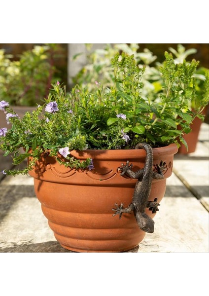 Bahçe Dekoratif Saksı Ortağı Bronz Gecko Jansshore Sak Potu Süspansiyon Dekoratif Süspansiyon Bahçe Süsleri (Yurt Dışından) fırsatları