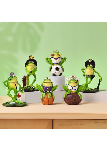 Kurbağa Şeyleri Figürinler Kurbağa Basketbol Oyuncusu Hediyesi Bu Eşsiz Kurbağa Heykeli Evinize Modern Bir Dokunuş Katıyor Oturma Odası C (Yurt Dışından) indirimleri