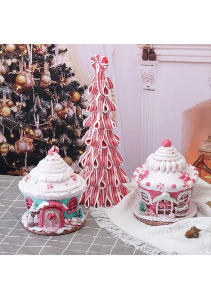 Noel Dekorasyonları Hanehalkı Aydınlık Kale Ev Pencere Dekorasyonu Seti (Yurt Dışından) modelleri