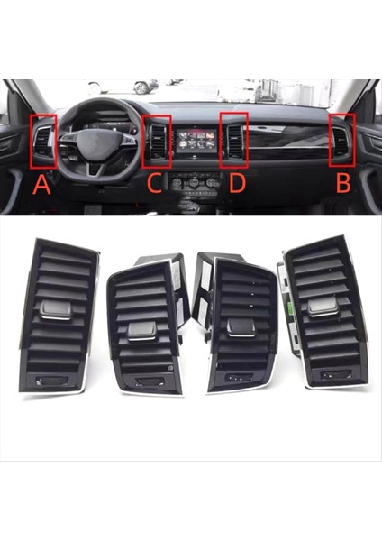 Gösterge Paneli Sağ Klima Skoda Kodiaq Için 2016-2022 565820952 D Için Klima Havalandırmaları (Yurt Dışından) modelleri