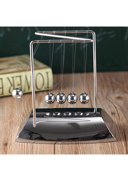 3x Newton Balls 5 Top Getirin Z Shape Newton Cradle Elektrokaplanmış Metal Malzeme Sarkaç Topları (Yurt Dışından) fiyatları