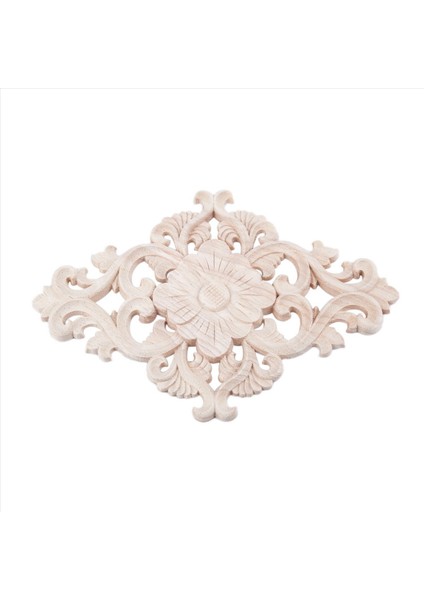 8x Çok Ahşap Oyulmuş Uzun Onlay Aplike Boyasız Çiçek Duvarları Dolapları Kapı Dekor Tipi 21X15CM (Yurt Dışından) modelleri