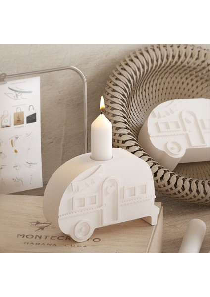 2pcs Dıy Araba Şekli Mum Tutucu Reçine Kalıp Aroma Mum Baz Silikon Kalıp Ev Dekorasyon (Yurt Dışından) indirimleri