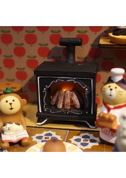 2pcs Dollhouse Minyatür Simülasyon Mini Işıklı Şömine Modeli Dıy Aksesuarları (Yurt Dışından) fiyatları