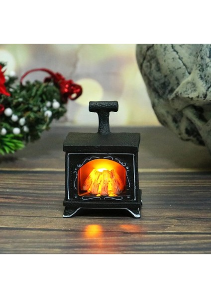 2pcs Dollhouse Minyatür Simülasyon Mini Işıklı Şömine Modeli Dıy Aksesuarları (Yurt Dışından) fırsatları