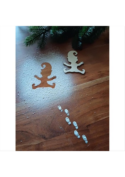 Festival Noel Gnome Şablonu Bir Tatil Atmosferi Yaratın Ahşap Pencere Dekorasyonu (Yurt Dışından) indirimleri