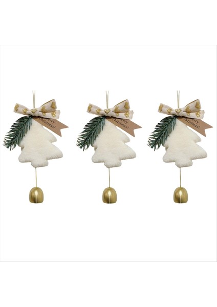 Noel Ağacı Kolye Mutlu Yıllar Bell Kolyesi Mutlu Noeller Ev Dekorasyonları Noel Süsler Çift Hediyeler D (Yurt Dışından)