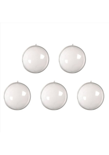 5pc Düğün Noel Tress Asılı Süslemeler Top Şeffaf Açık Plastik Açık Süsleme Çocuklar Diy Partisi 20 cm (Yurt Dışından)