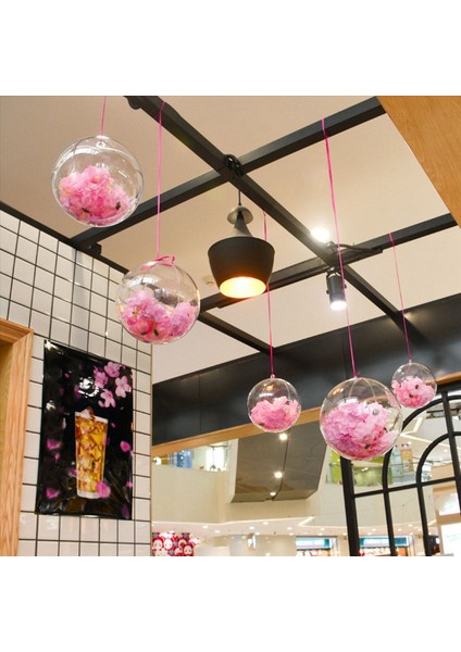 5pc Düğün Noel Tress Asılı Süslemeler Top Şeffaf Açık Plastik Açık Süsleme Çocuklar Diy Partisi 20 cm (Yurt Dışından) modelleri