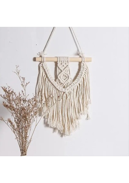 Vintage Ins Nordic Goblen El Dokuma Dekorasyonları Küçük Duvara Montajlı Ev Dekorasyon Kapalı Dekorasyon Rüyası Yakalama (Yurt Dışından) indirimleri