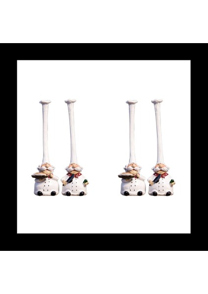 2 Çift American Village Retro Top Hat Şef Plastik Dekorasyon Yaratıcı Mutfak Restoran Ev Dekorasyon Cafe (Yurt Dışından) fırsatları