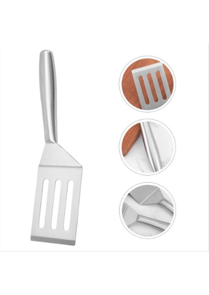 Paslanmaz Çelik Spatula Düz Spatula Büyük Balık Turner Grill Barbeque Turner Griddle Scraper Biftek Spatula Krep B (Yurt Dışından) indirimleri