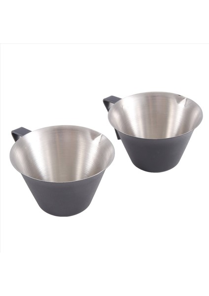 2 Adet Espresso Ölçüm Fincanı Tutamaklı Paslanmaz Çelik Kahve Atış Kahve Döküm Fincan Ev Mutfak Aksesuarları (Yurt Dışından) fiyatları