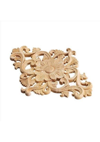 21 x 15CM Ahşap Oyulmuş Boyasız Onlay Aplike Mobilya Ev Dekoru 8pcs (Yurt Dışından) fırsatları