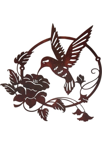 Demir Sanat Kuş Dekoru Bahçe Çiti Çim Otel Duvar Heykel Süsleri Kapalı Açık Ev Için Vintage Süsleme (Yurt Dışından) indirimleri